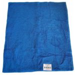 Полотенце махровое синее 110х50 см купить оптом
