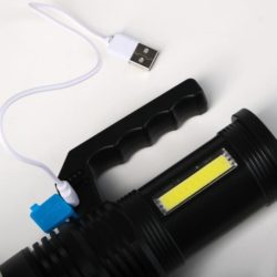 Фонарик ручной светодиодный ВL-8205 с аккумулятором USB купить оптом