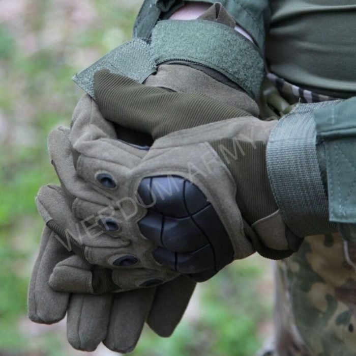 Перчатки тактические с защитой костяшек олива купить недорого